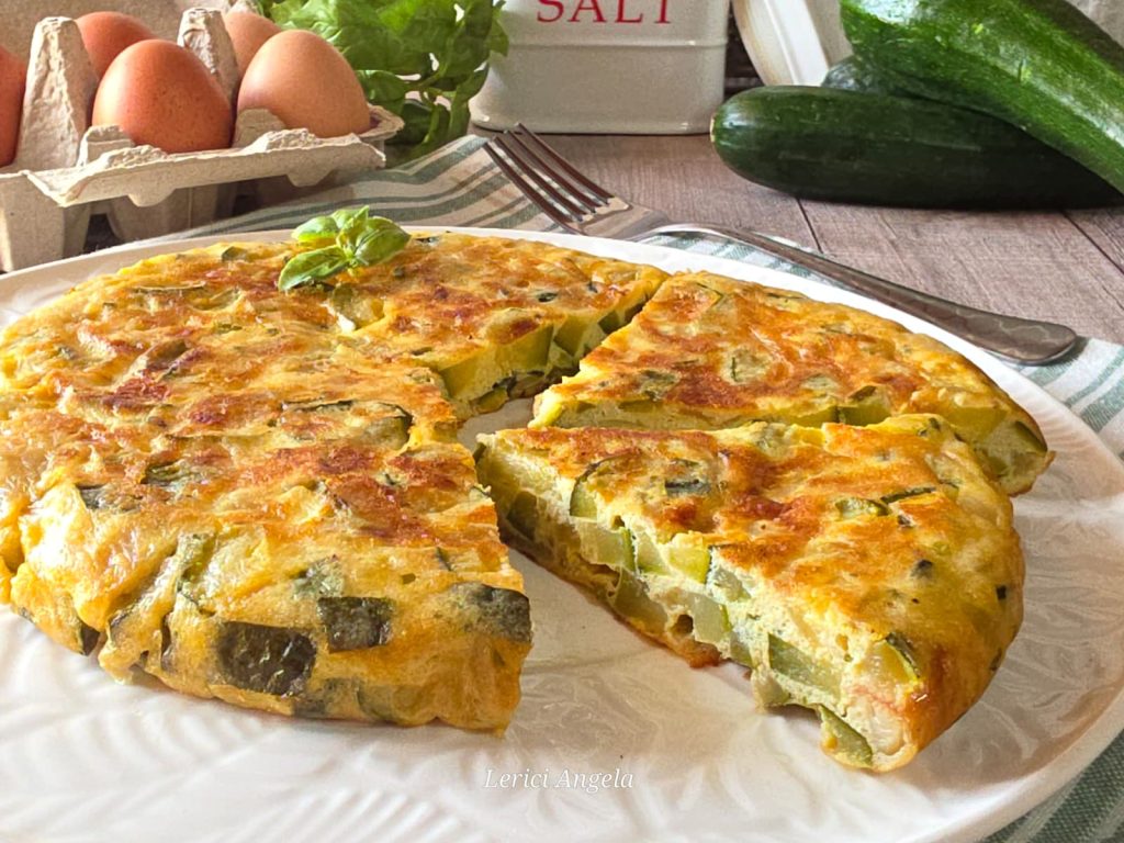 Tall and Fluffy Zucchini Frittata - the Light and Quick Recipe