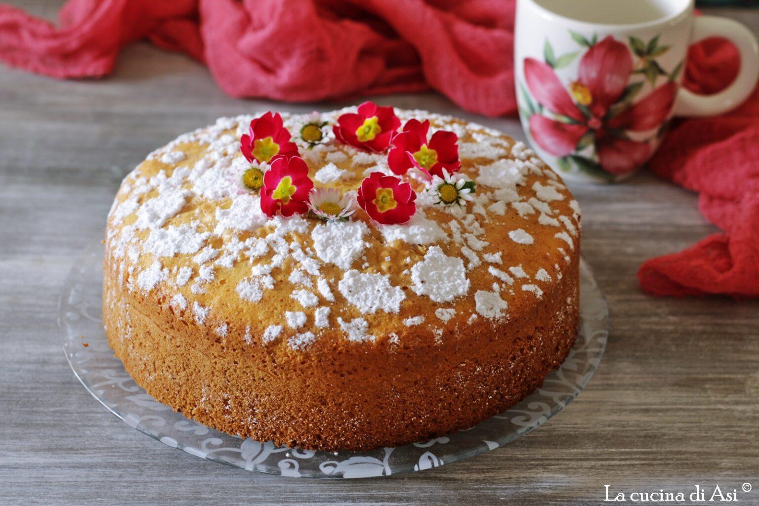 Soft and Tall Margherita Cake