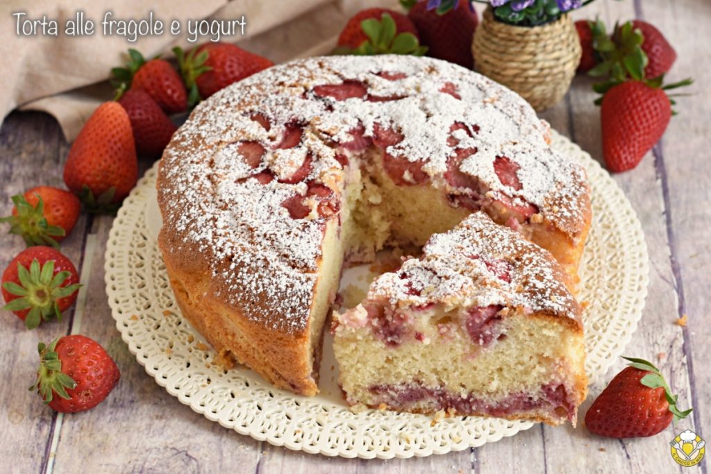 soft strawberry and yogurt cake quick recipe no butter soft strawberry cake il chicco di mais