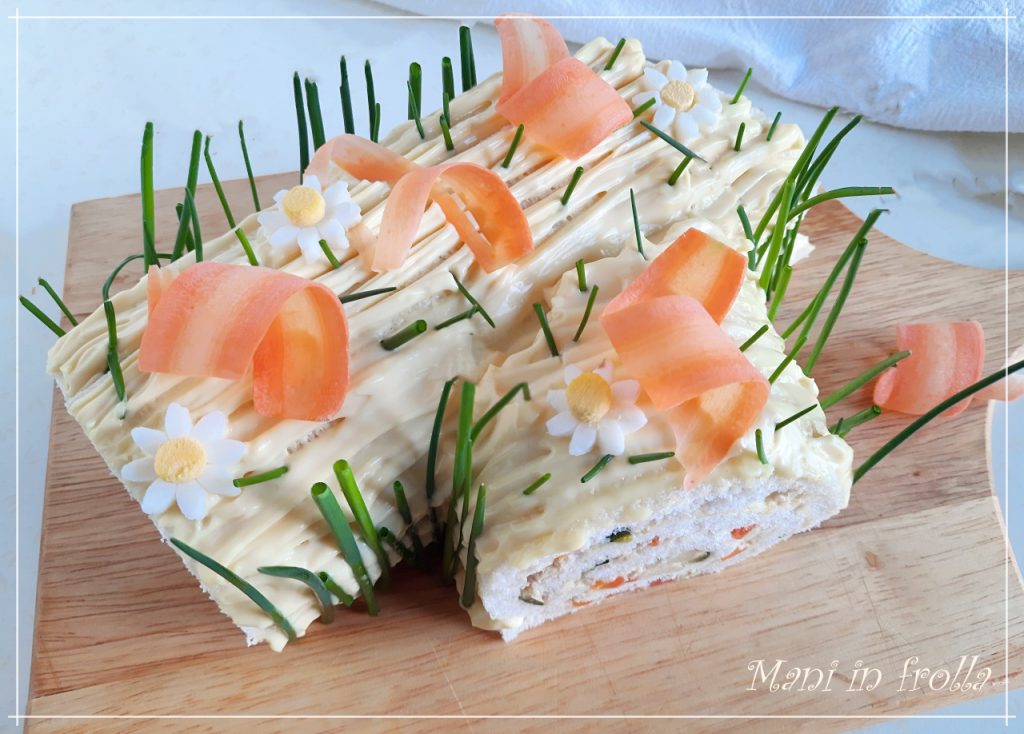 Spring Log with Russian Salad