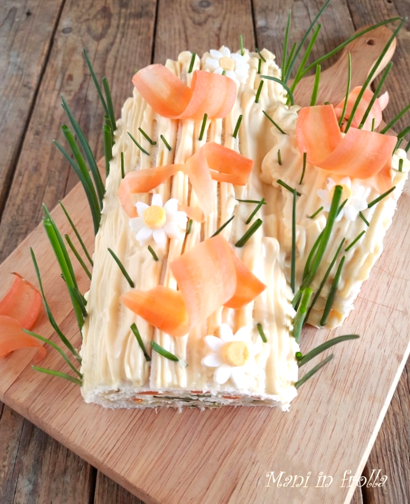 Spring Log with Russian Salad