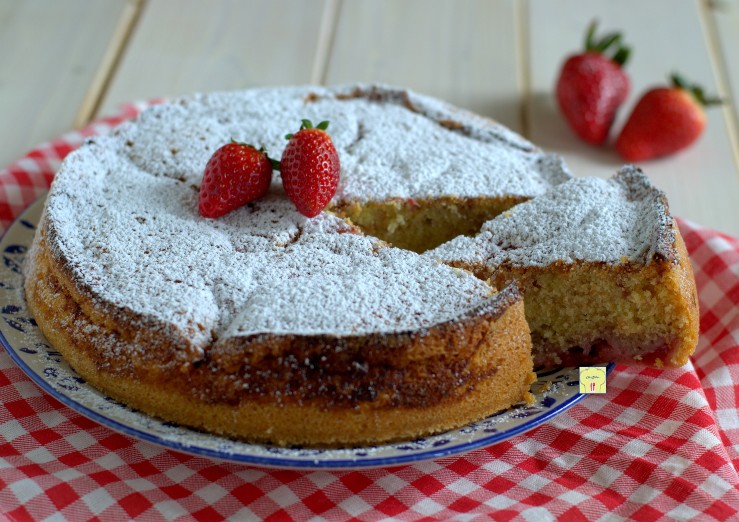 Strawberry Cloud Cake