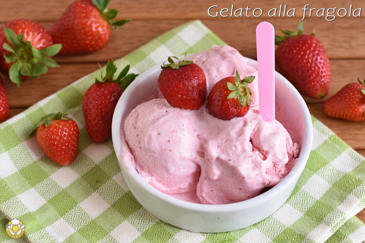 Homemade Strawberry Ice Cream with an Ice Cream Maker