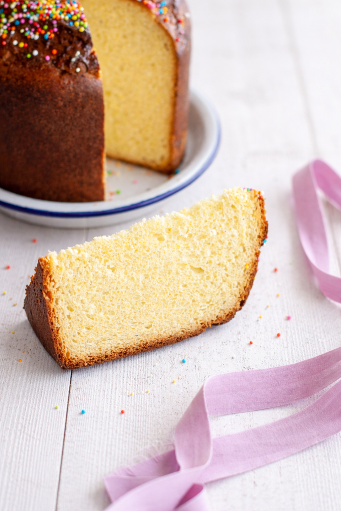 slice of soft sweet Easter pizza