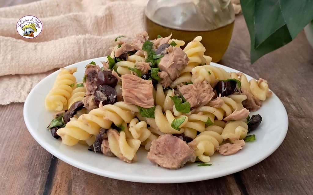 Tuna and olive pasta