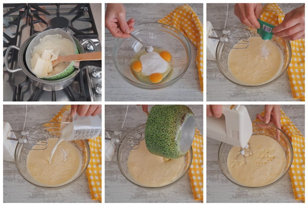 Ciambellone al cioccolato bianco, preparazione
