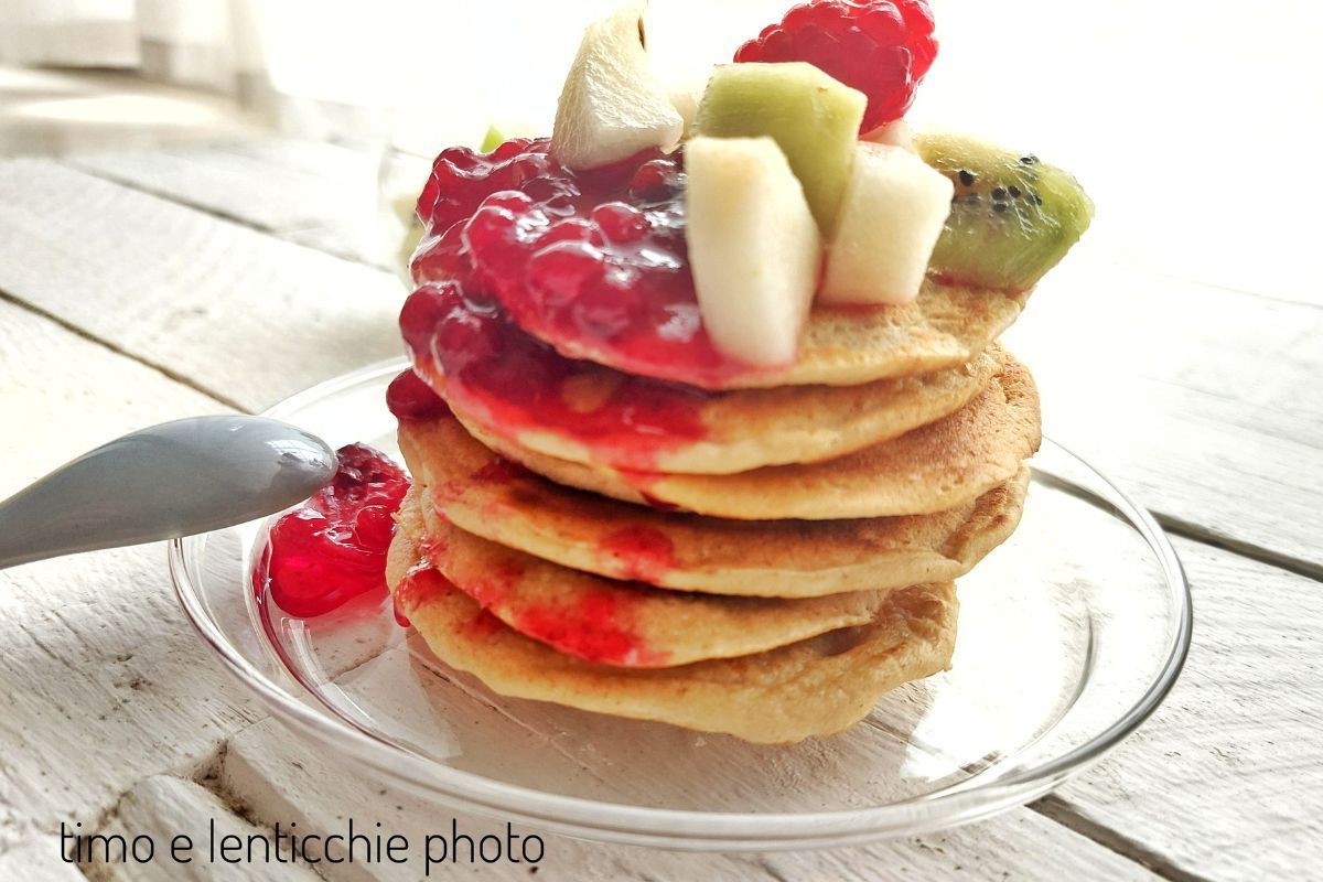 Whole Oat Pancakes without Added Sugar – simple – complete