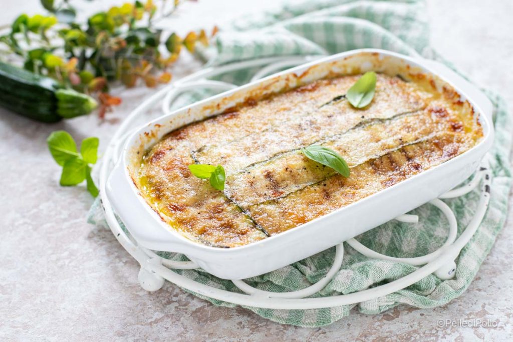 zucchini and squacquerone tart