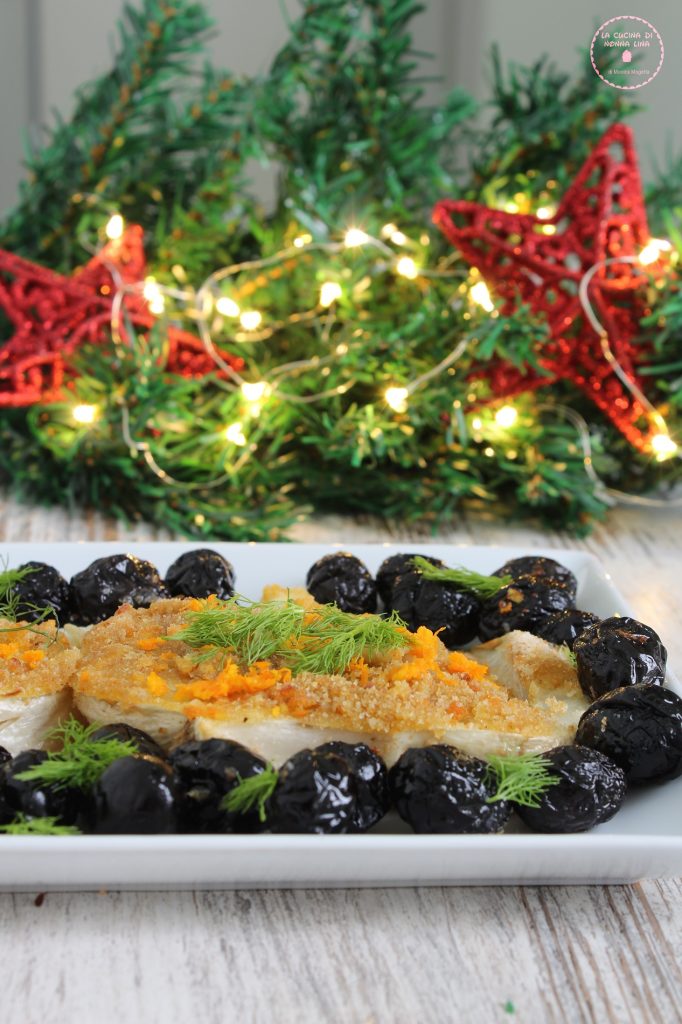 Überbackener Fenchel mit Orange und Oliven