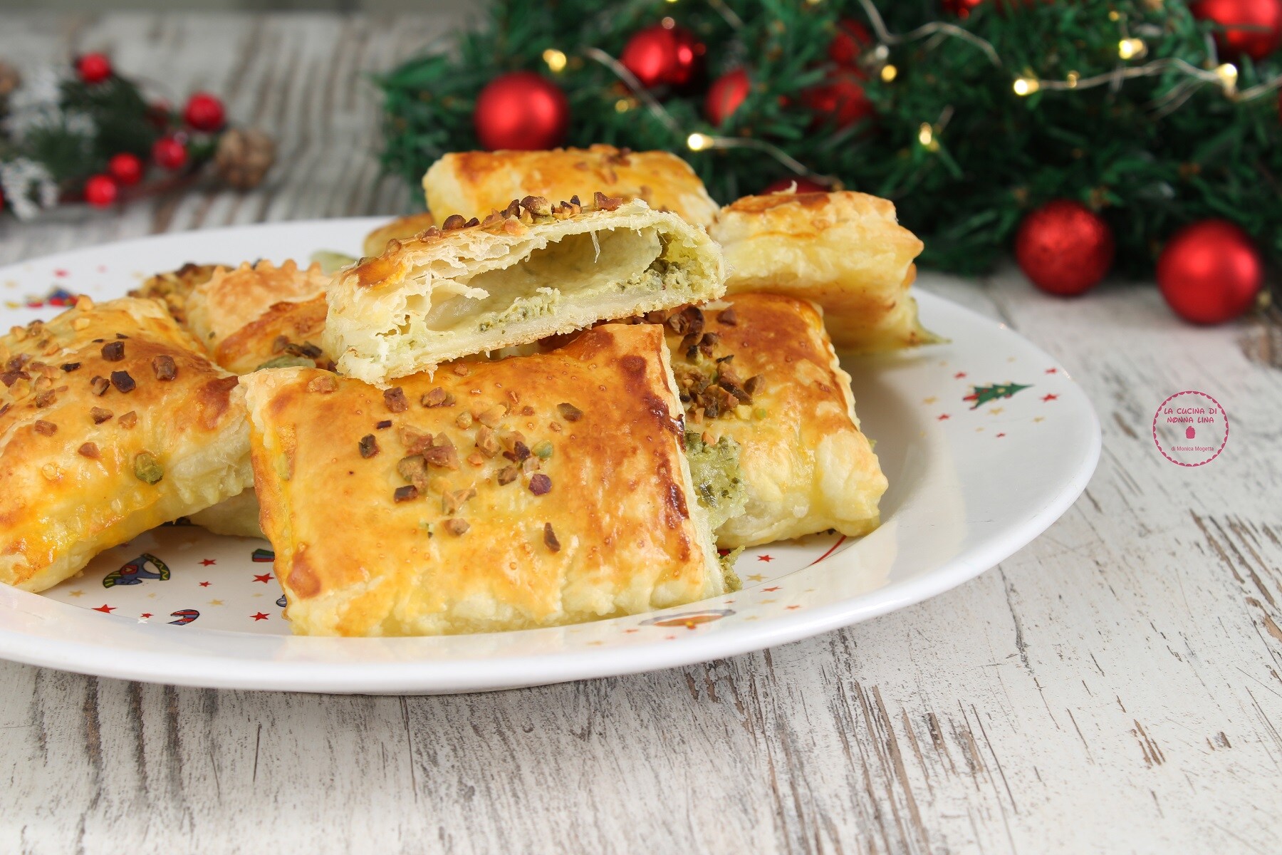 Päckchen mit Pesto und Mozzarella