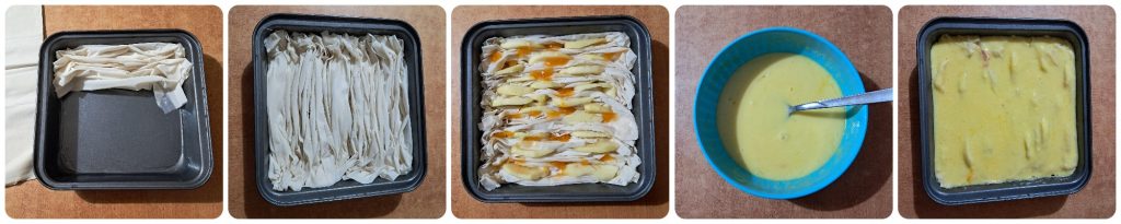 Apfelkuchen mit Filoteig