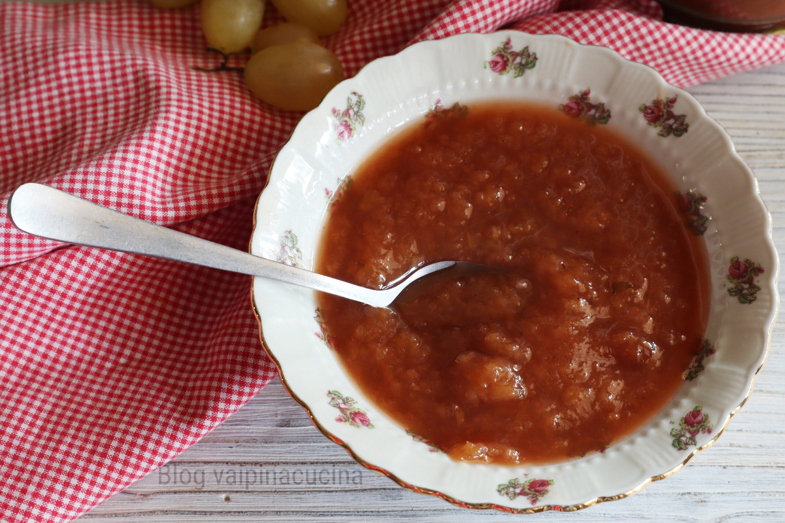 Weiße Traubenmarmelade