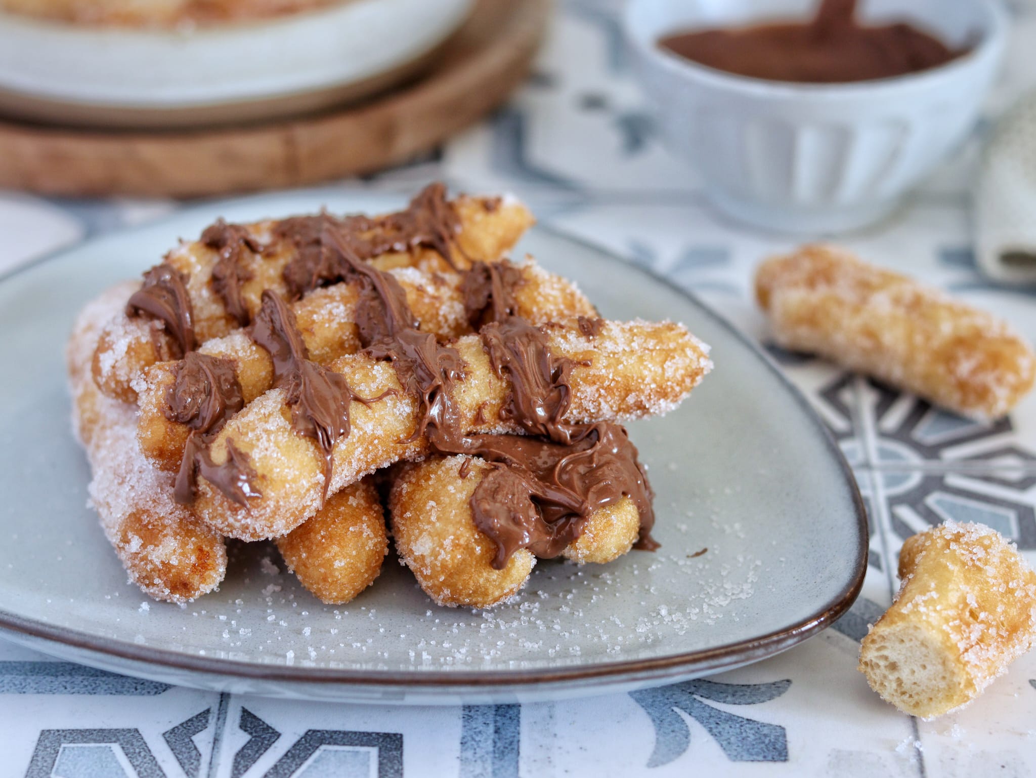 Frittierte Engelchen mit Nutella