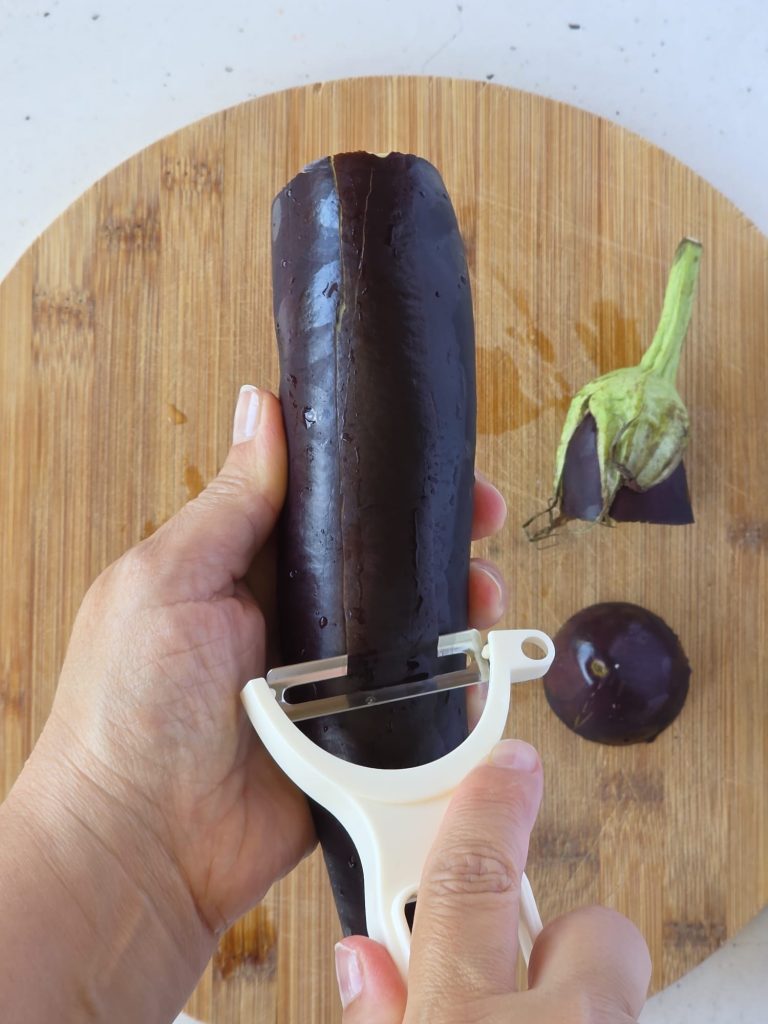 Geplatzte Auberginen