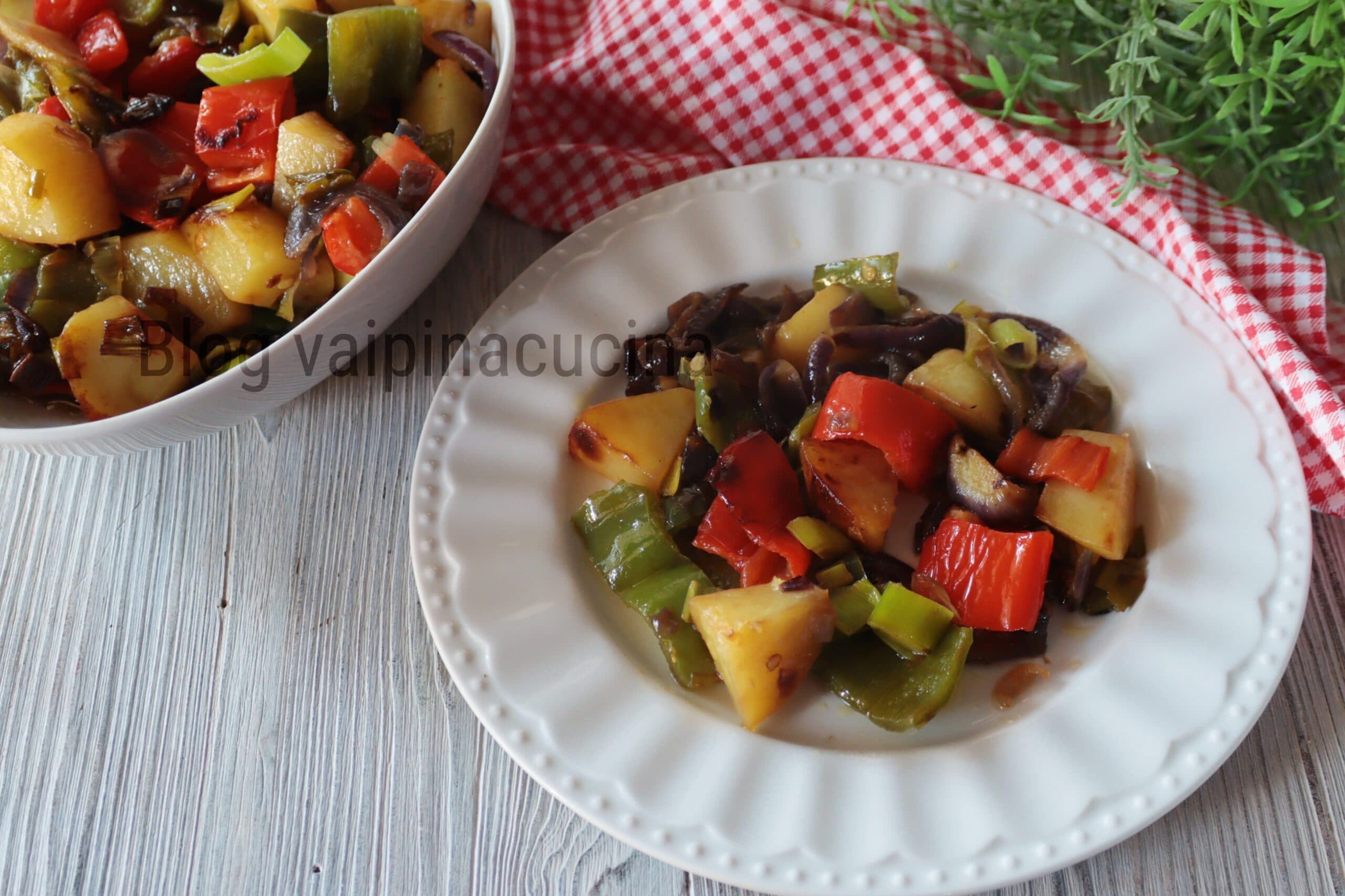 Pfannengemüse mit Kartoffeln