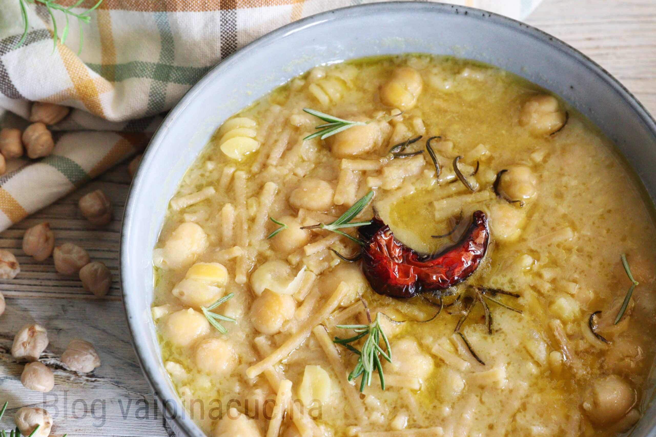 Cremige Pasta mit Kichererbsen
