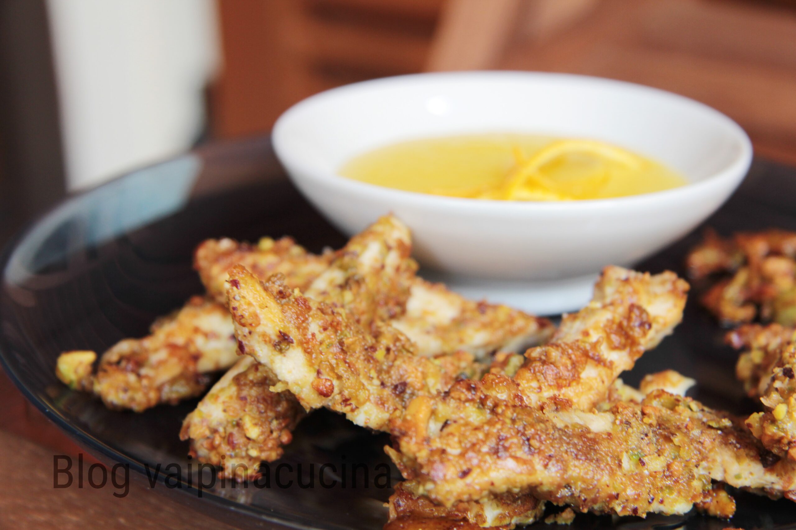 Pistazienhähnchen mit Orangensauce