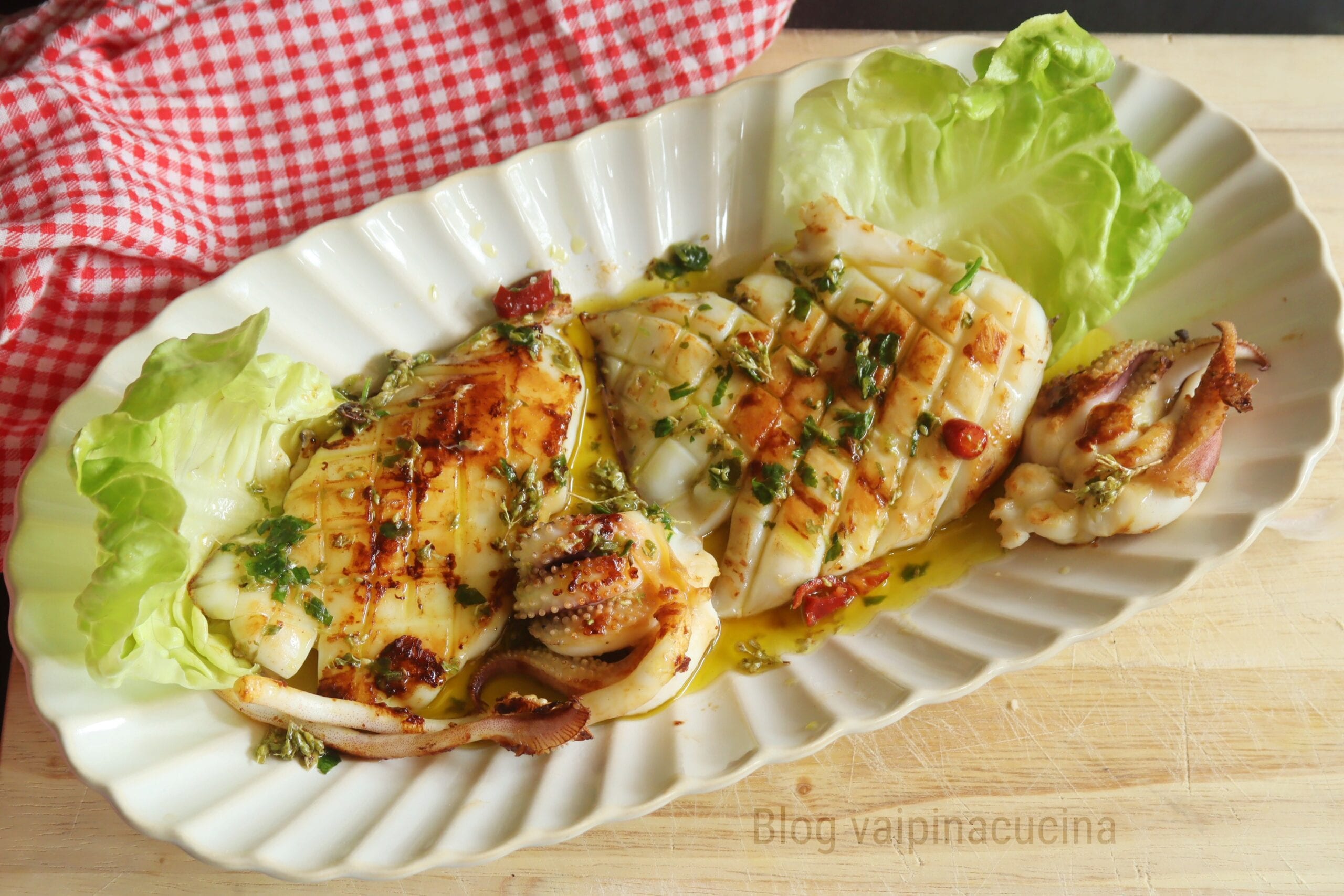 Gegrillter Tintenfisch