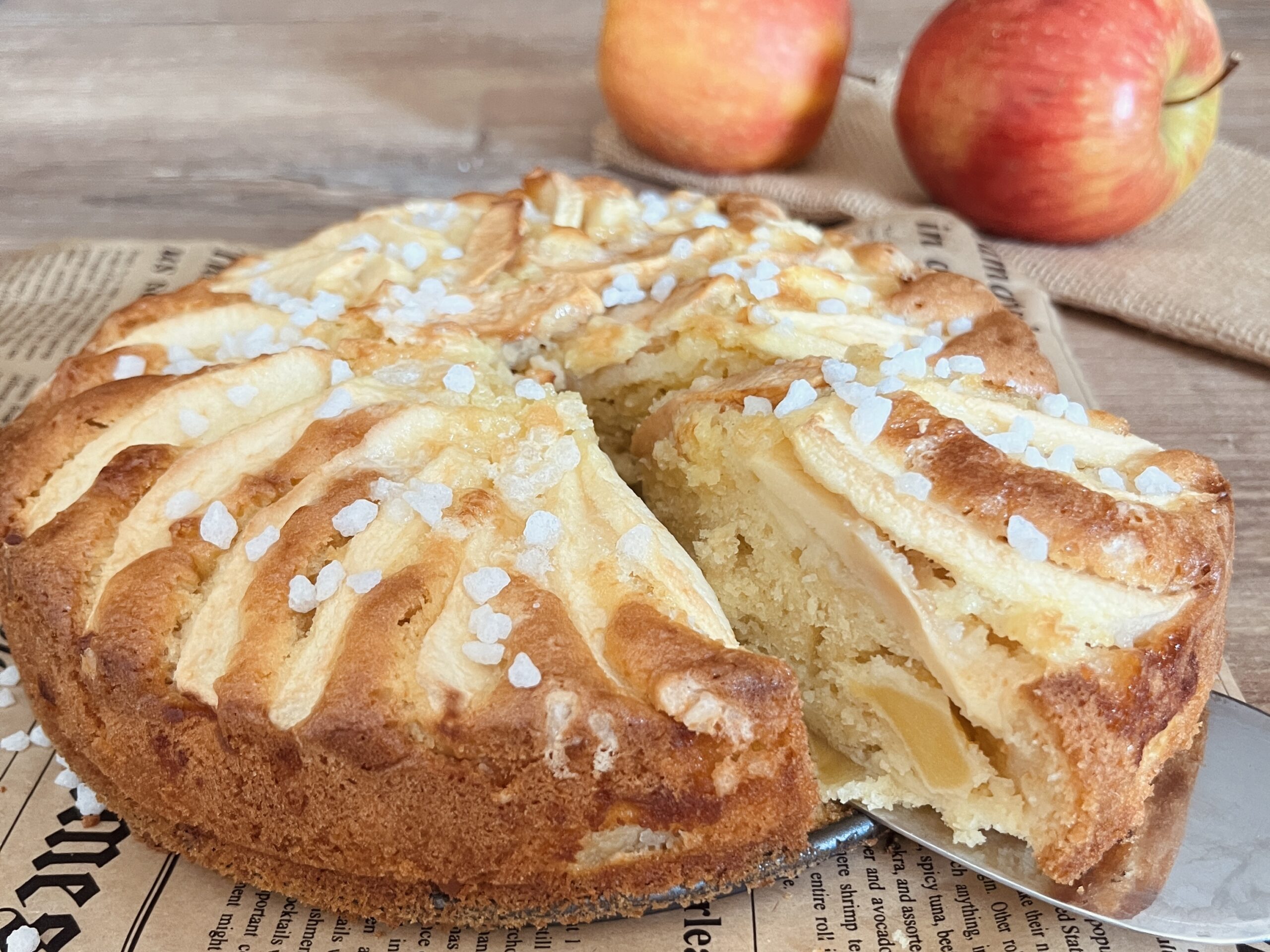 Weicher Apfelkuchen