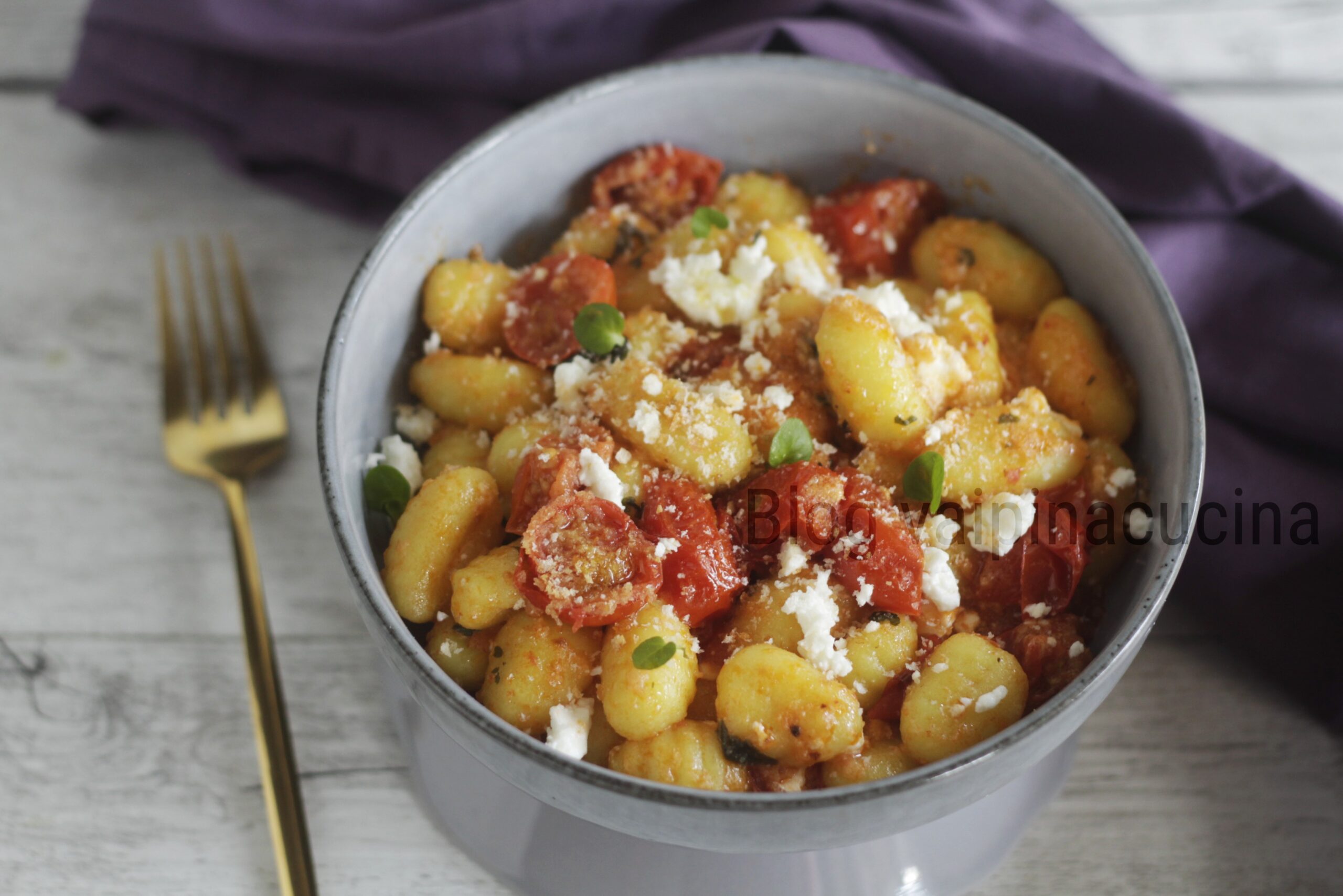 Gnocchi mit Kirschtomaten und Feta