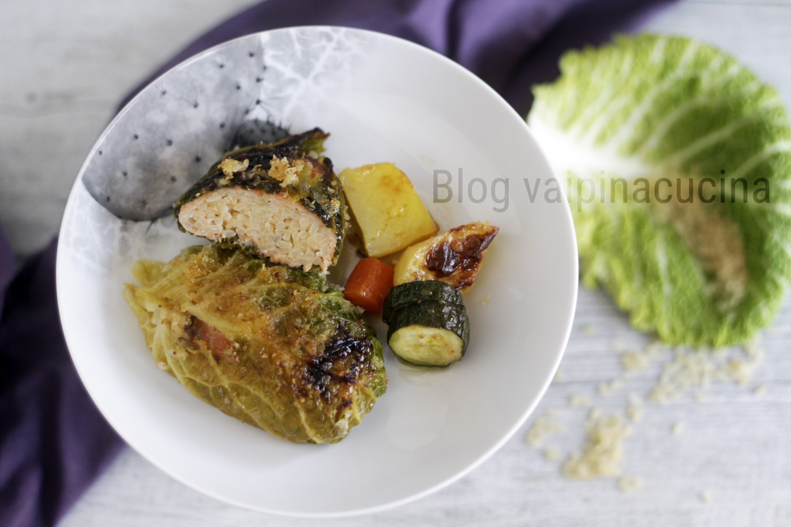 Lachs- und Reisröllchen