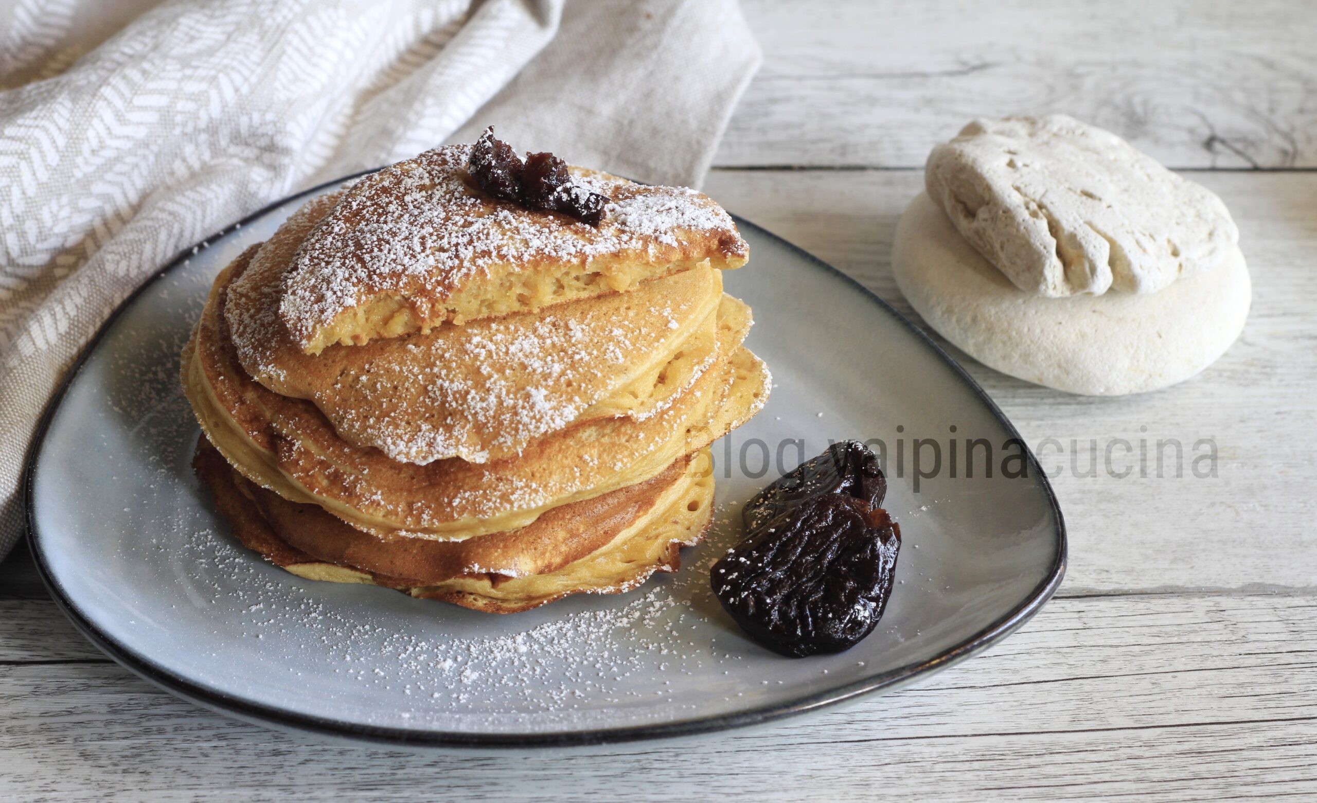 Pfannkuchen mit Pflaumen