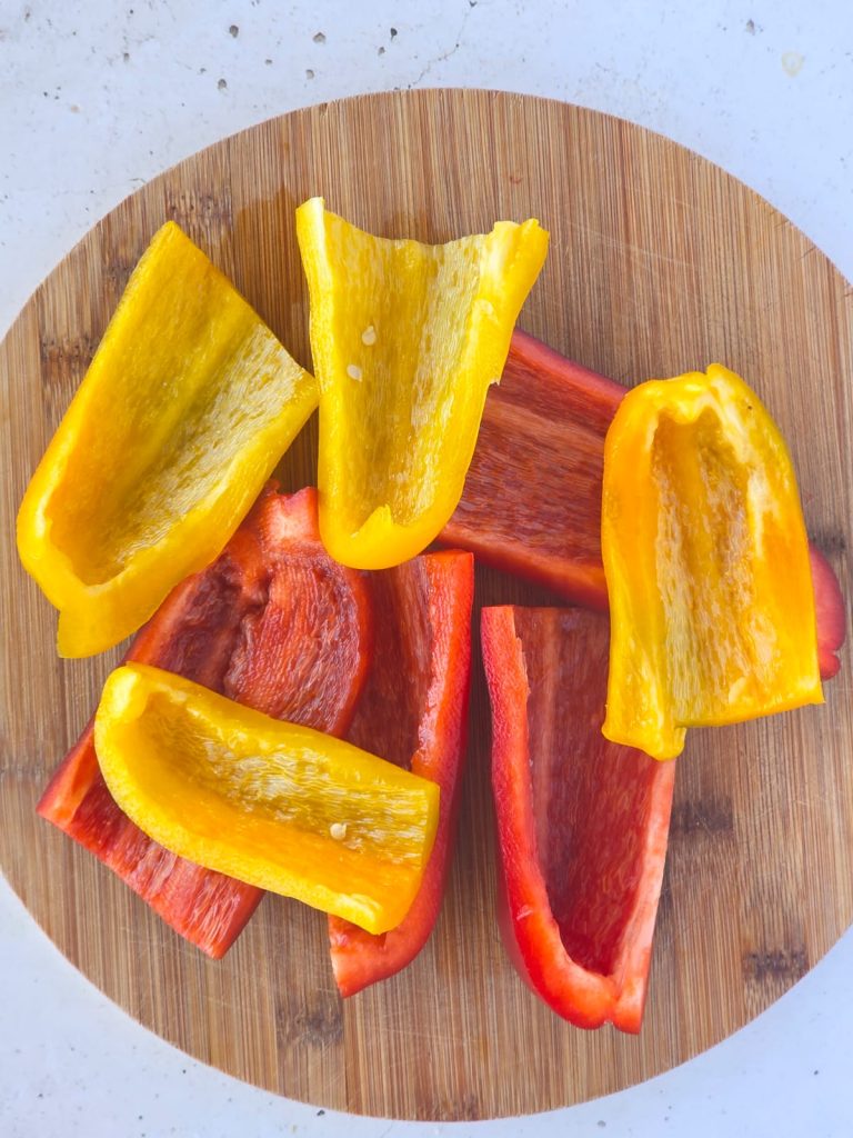 Paprika und Kartoffeln