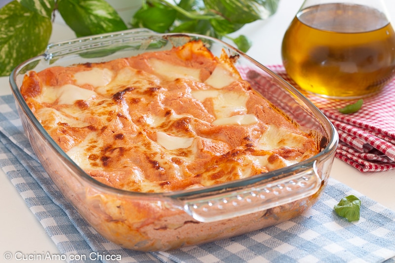 Räucherlachs-Lasagne