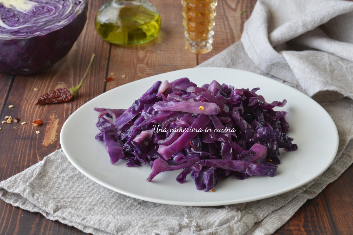 Rotkohl süß-sauer