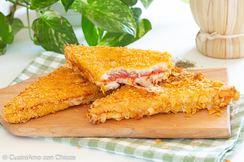 Sandwiches in der Heißluftfritteuse