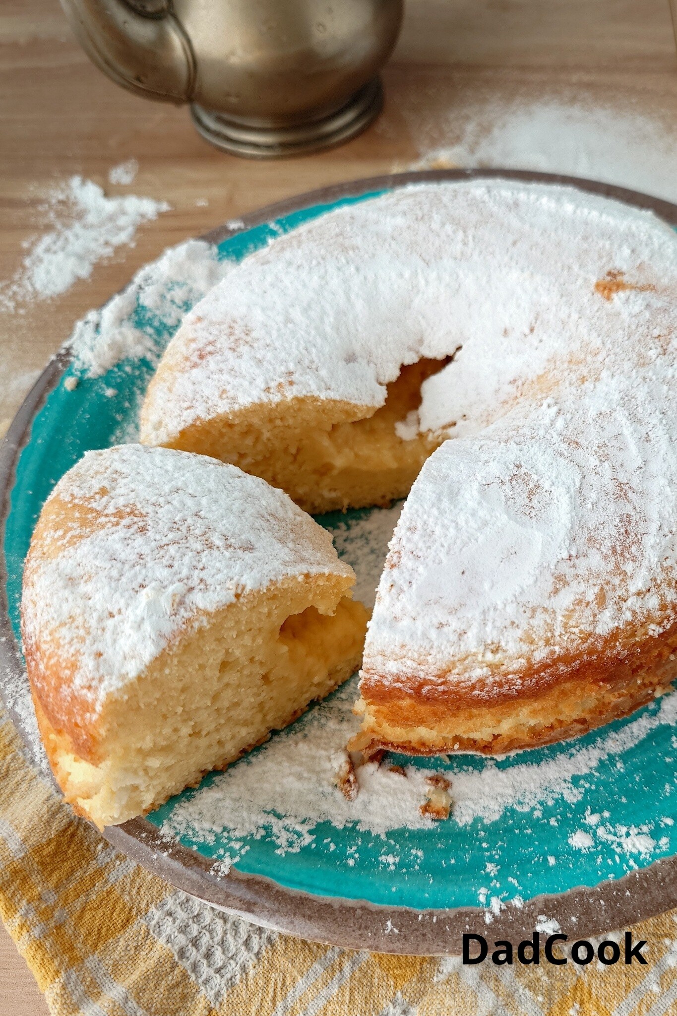 Weicher Ziegenkäse-Zitronen-Kuchen (mit Griechischem Joghurt)