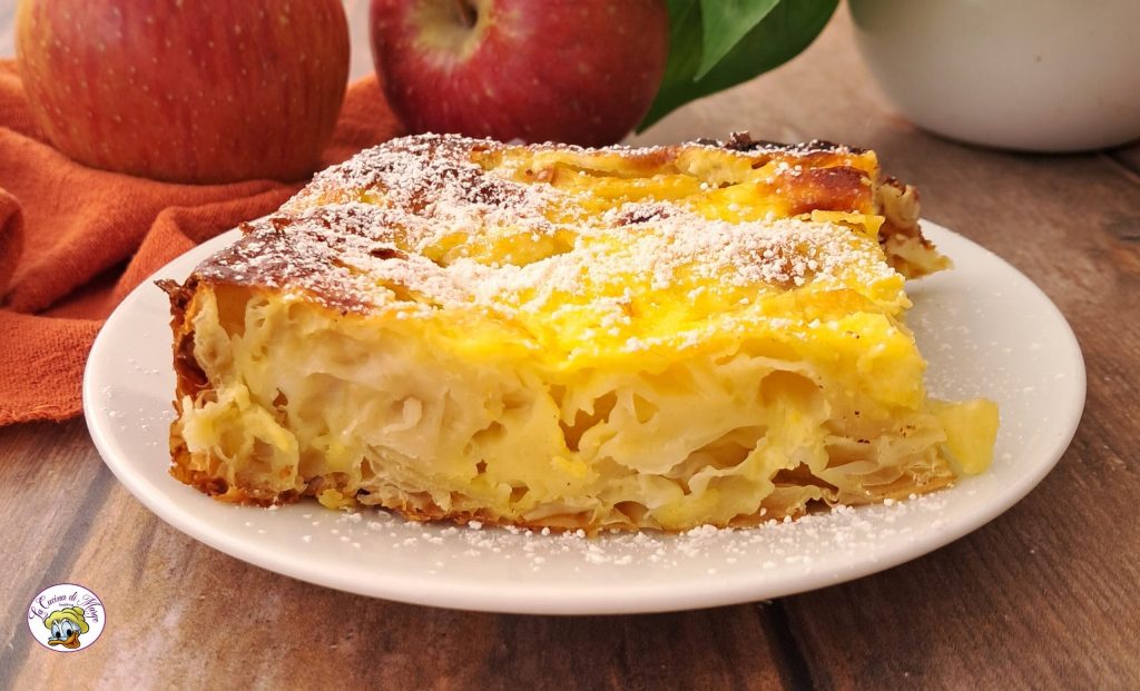 Apfelkuchen mit Filoteig