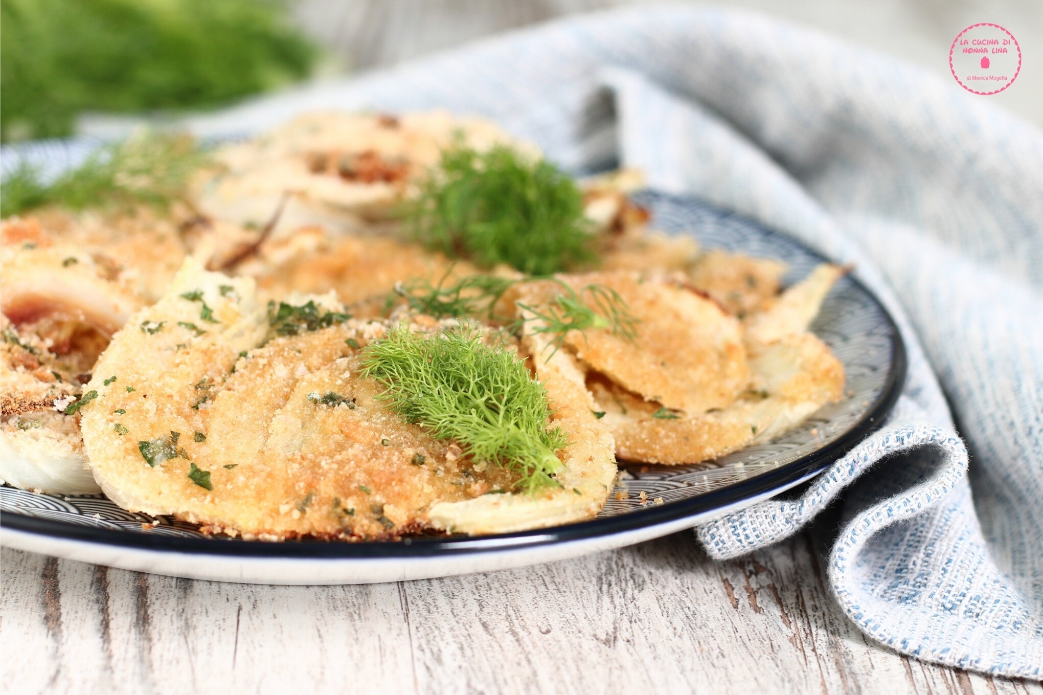 Leichte gratinierte Fenchel