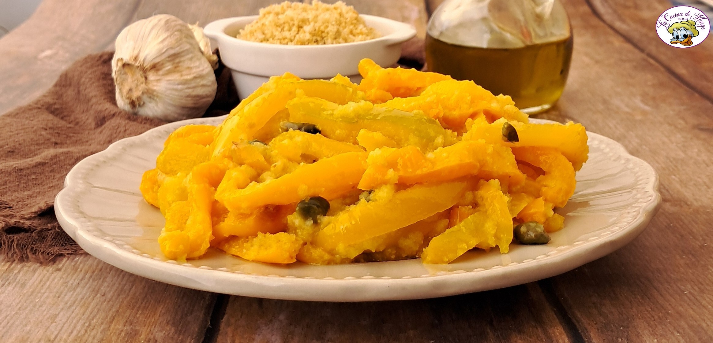 Paprika mit Semmelbröseln