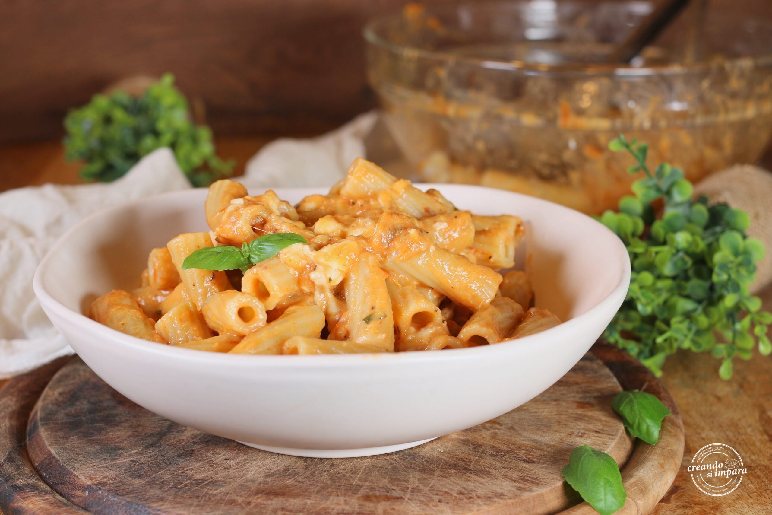 Pasta mit Auberginencreme
