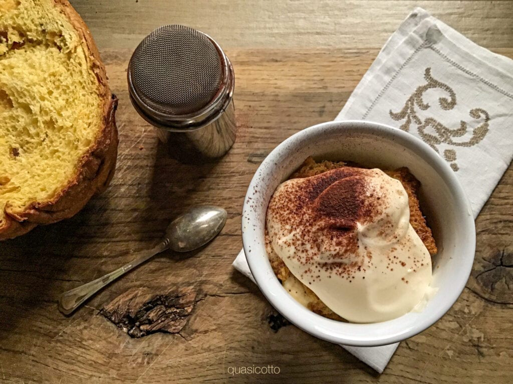 Tiramisu für Weihnachten, speziell mit Panettone