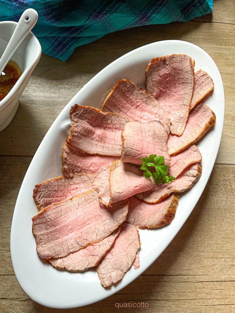 Roastbeef in der Heißluftfritteuse zubereitet