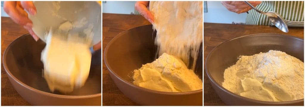 Salzige Joghurtzöpfe in der Heißluftfritteuse