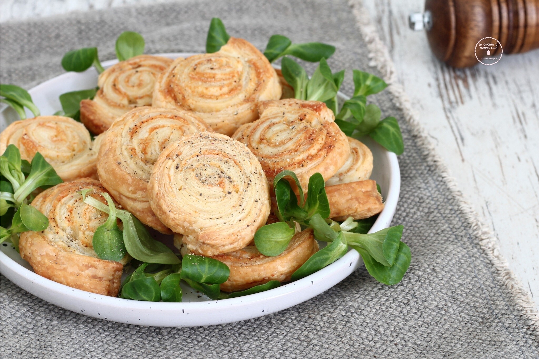 Schnecken mit Käse und Pfeffer, 4 Zutaten!