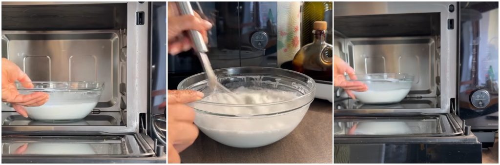 Schneller Kokospudding
