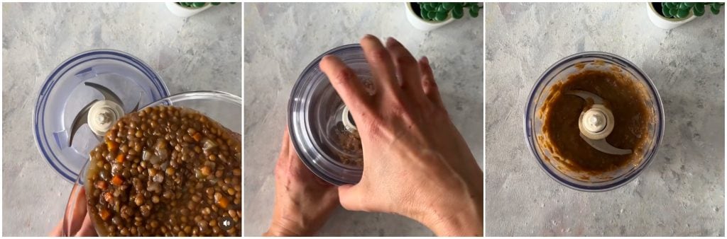 Linsenbällchen in der Mikrowelle