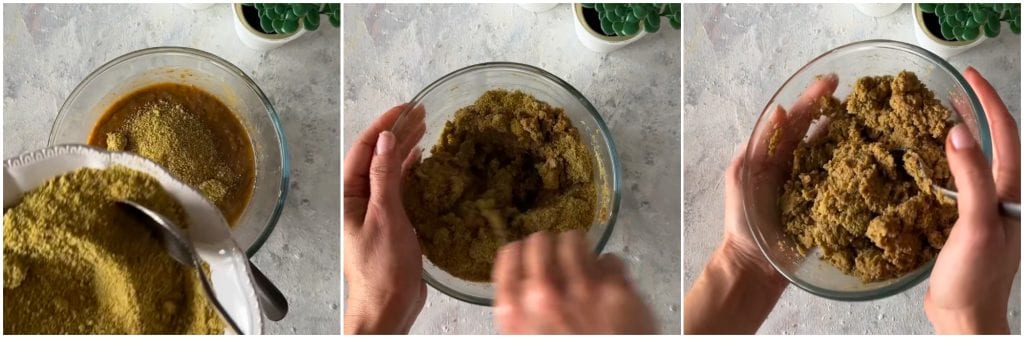 Linsenbällchen in der Mikrowelle