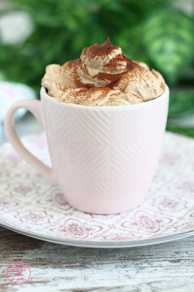 Aufgeschlagener Kaffee