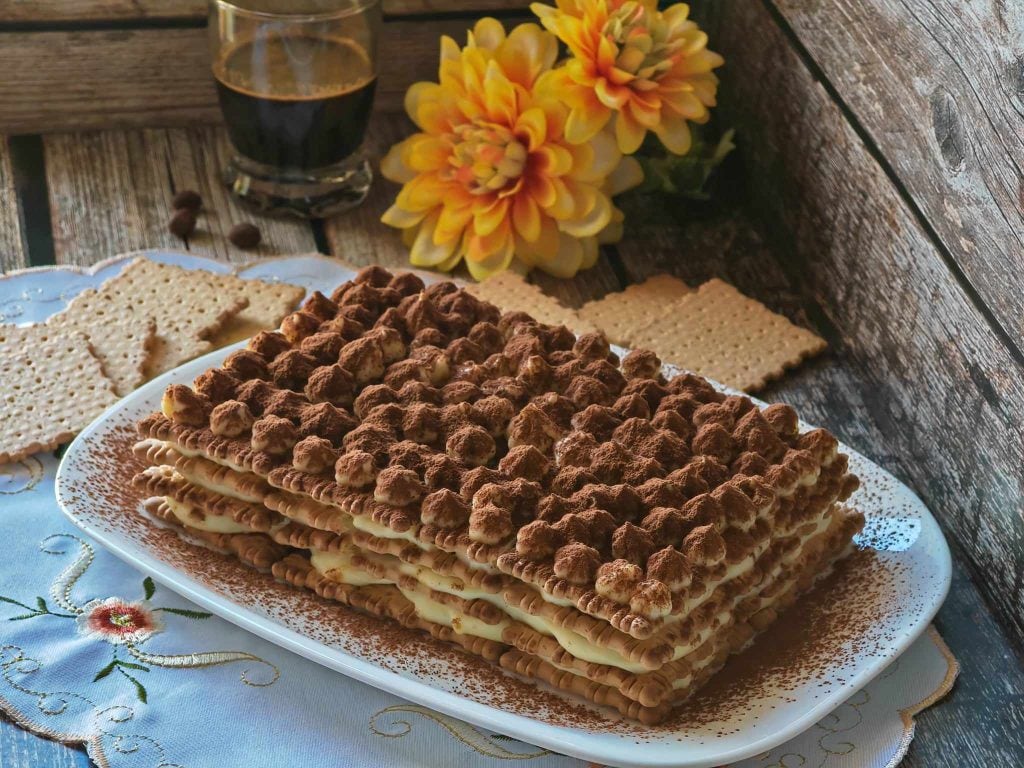 Keks-und-Creme-Schnitten