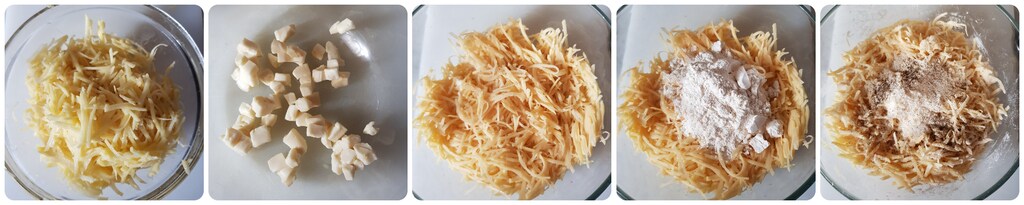 kartoffel- und taleggio-puffer