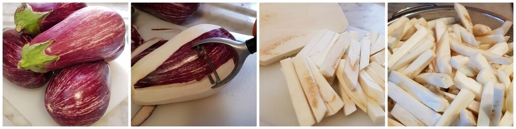 traditionelle Auberginen in Öl