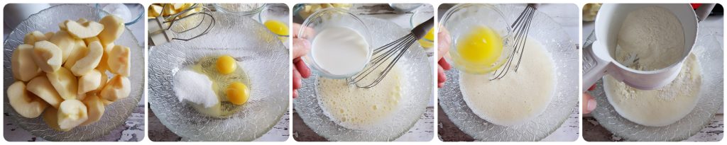 Kuchen mit vielen Äpfeln