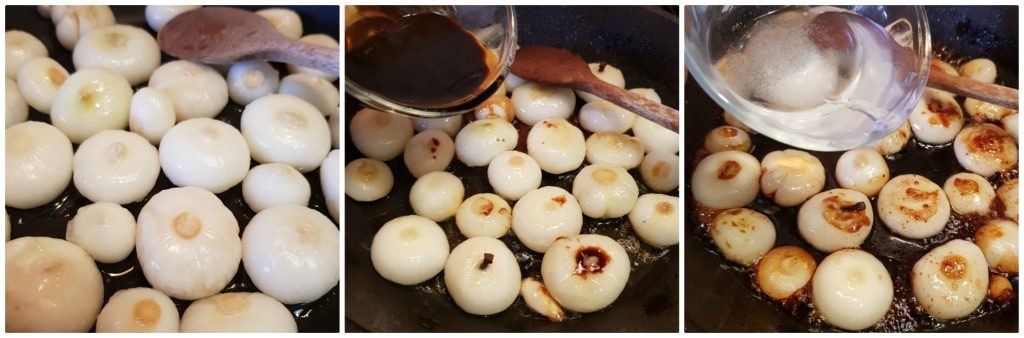borettane-Zwiebeln süß-sauer