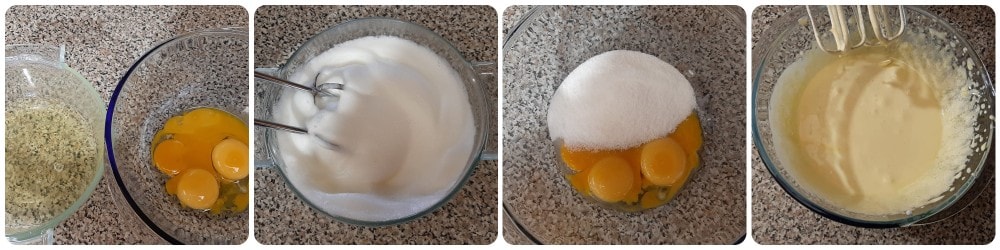 Rolle mit schneller Pistaziencreme