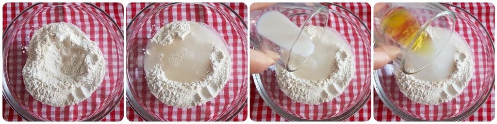 herzhafte Torte mit Lauch, Kartoffeln und Speck